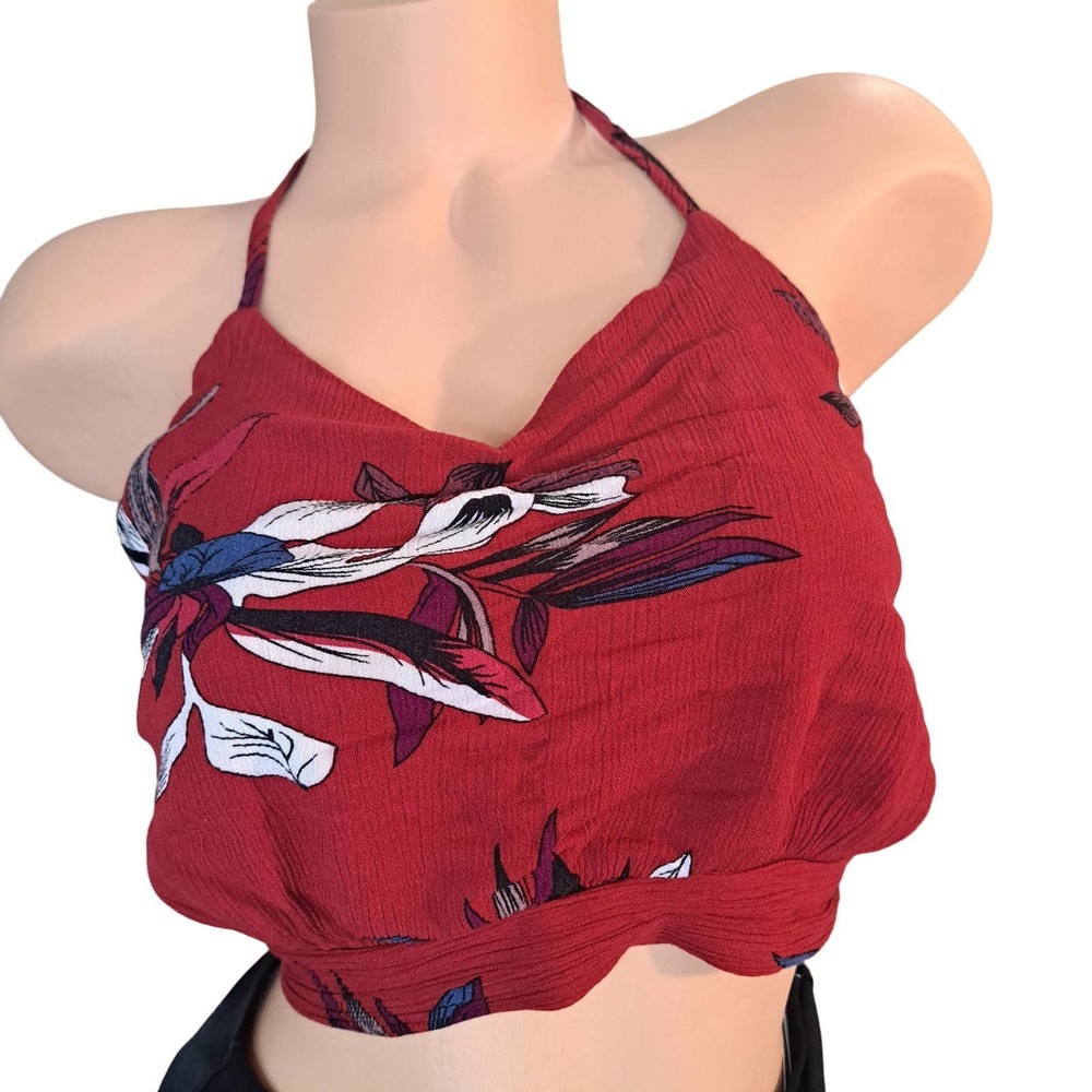 Halter Top Size M floral design